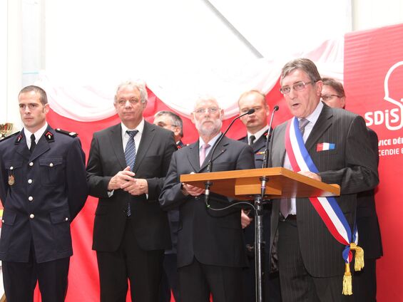 Inauguration du Centre d'Incendie et de Secours
