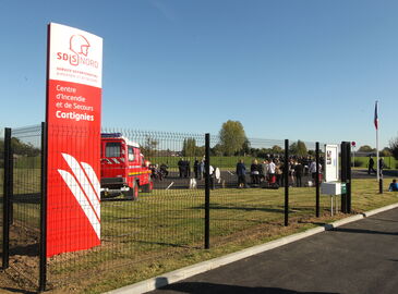 Inauguration du Centre d'Incendie et de Secours