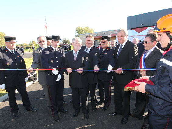 Inauguration du Centre d'Incendie et de Secours