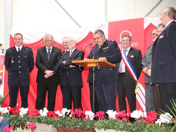 Inauguration du Centre d'Incendie et de Secours