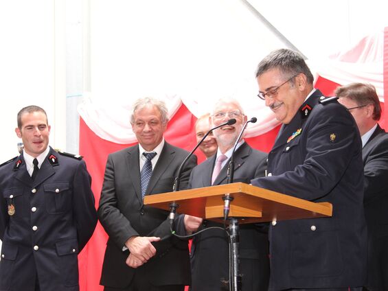 Inauguration du Centre d'Incendie et de Secours