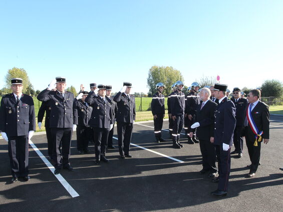 Inauguration du Centre d'Incendie et de Secours