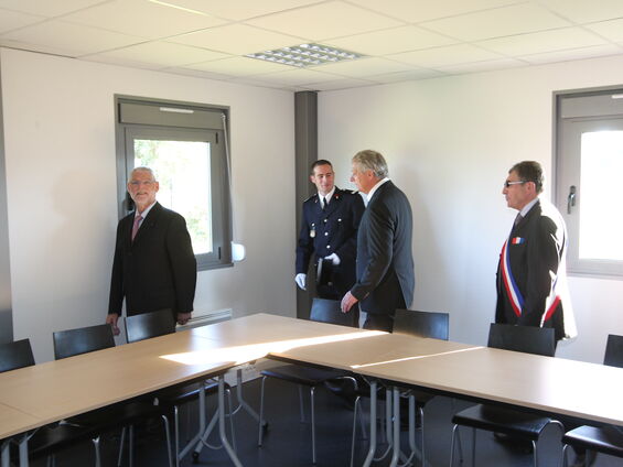 Inauguration du Centre d'Incendie et de Secours