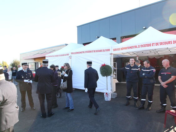 Inauguration du Centre d'Incendie et de Secours