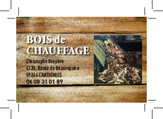 BRUYERE Christophe 4135 Rte de BEAUREPAIRE 59244 CARTIGNIES