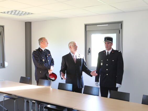 Inauguration du Centre d'Incendie et de Secours
