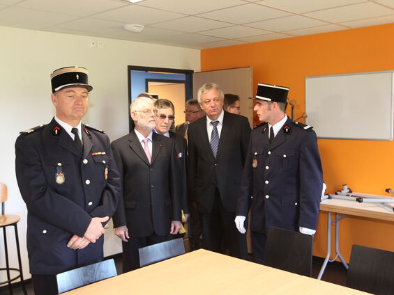 Inauguration du Centre d'Incendie et de Secours