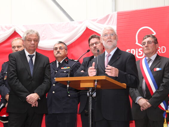Inauguration du Centre d'Incendie et de Secours