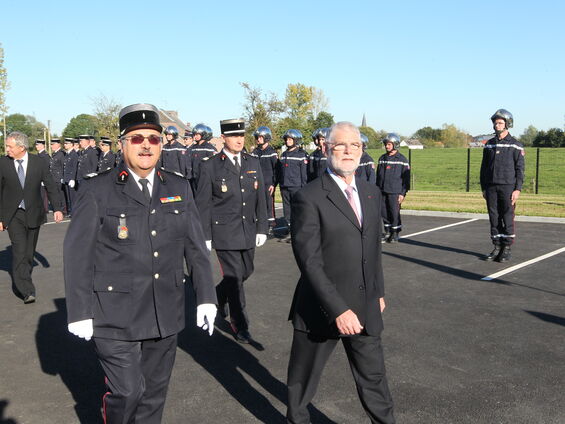 Inauguration du Centre d'Incendie et de Secours