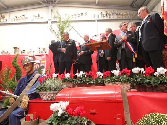 Inauguration du Centre d'Incendie et de Secours