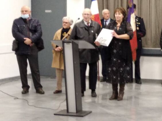 Remise du Livre des Déportés par M. Albert Meresse