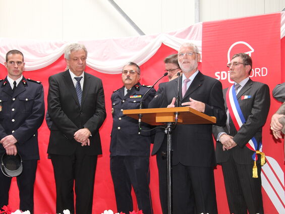 Inauguration du Centre d'Incendie et de Secours