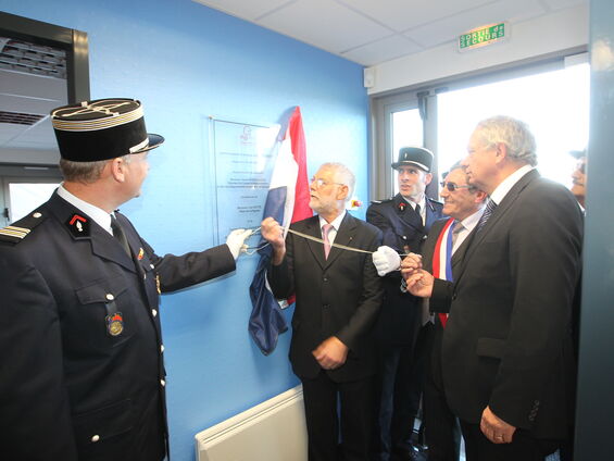 Inauguration du Centre d'Incendie et de Secours