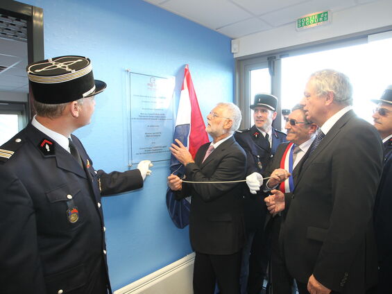 Inauguration du Centre d'Incendie et de Secours